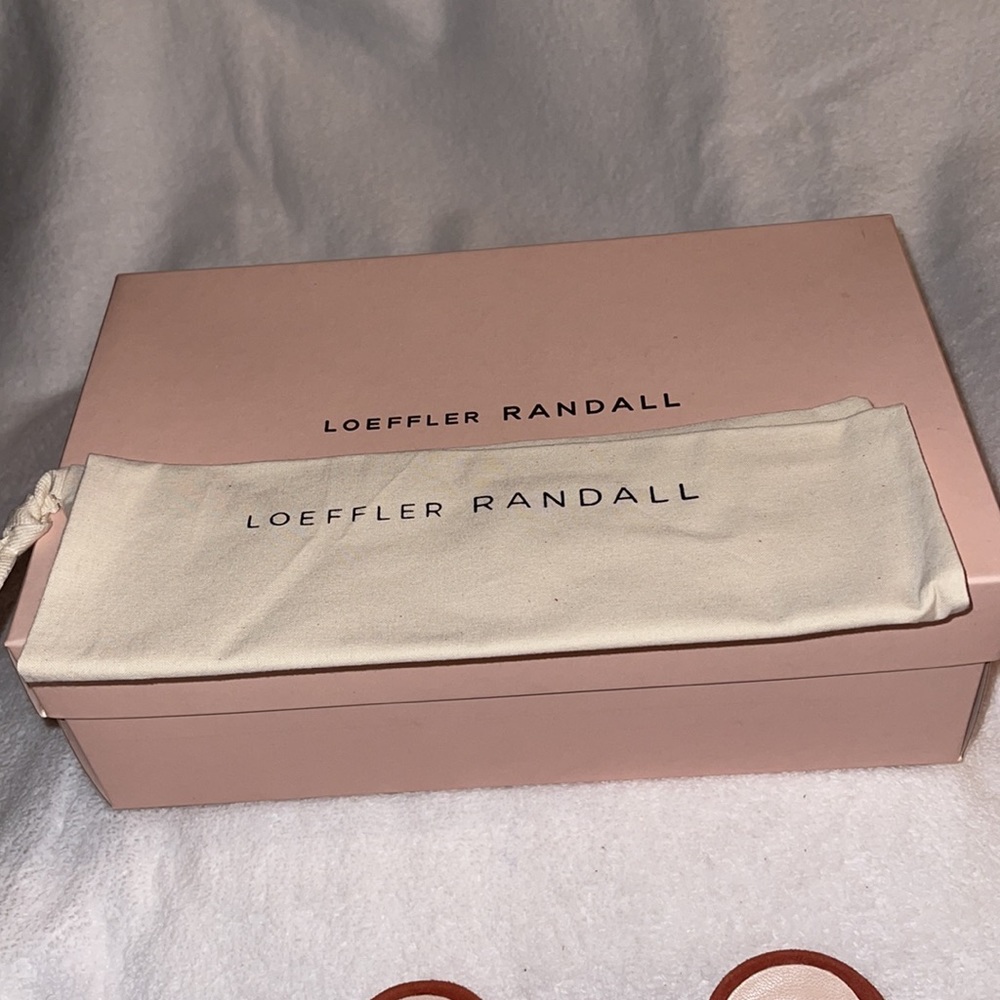 LOEFFLER RANDALL DUSTY ROSE RUFFLED MULE SZ 10B - Picture 8 of 11